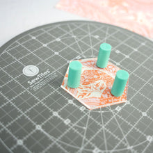 Load image into Gallery viewer, Sew Magnetic 11&quot; Rotating Self-Healing Cutting Mat by SewTites