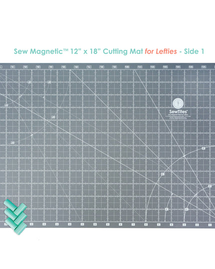PRE-ORDER: Sew Magnetic 12" x 18" Self-Healing Cutting Mat + 6 Boosters