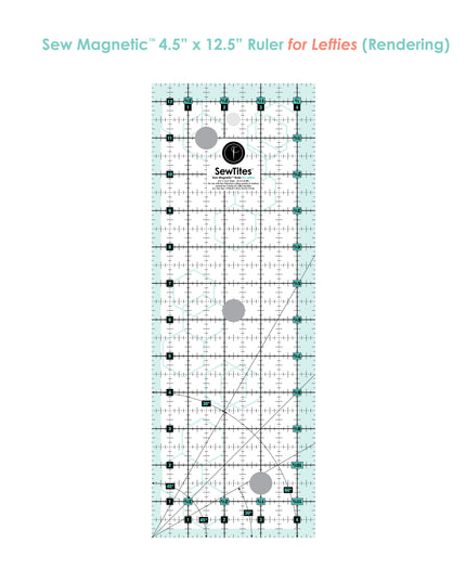 PRE-ORDER: Sew Magnetic 4.5" x 12.5" Ruler
