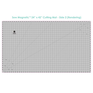 PRE-ORDER: Sew Magnetic 24" x 42" Self-Healing Cutting Mat by SewTites