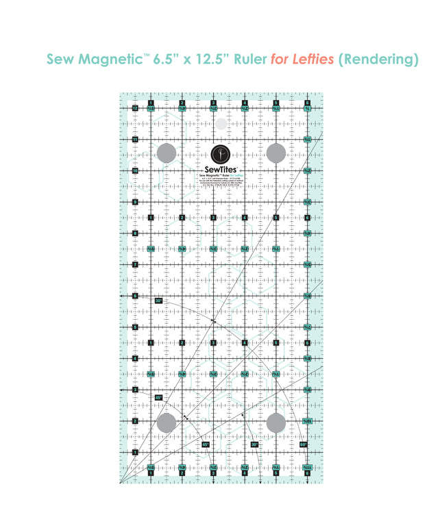 Sew Magnetic 6.5" x 12.5" Ruler