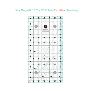 PRE-ORDER: Sew Magnetic 6.5" x 12.5" Ruler by SewTites