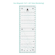 Load image into Gallery viewer, PRE-ORDER: Sew Magnetic 8.5&quot; x 24&quot; Ruler by SewTites