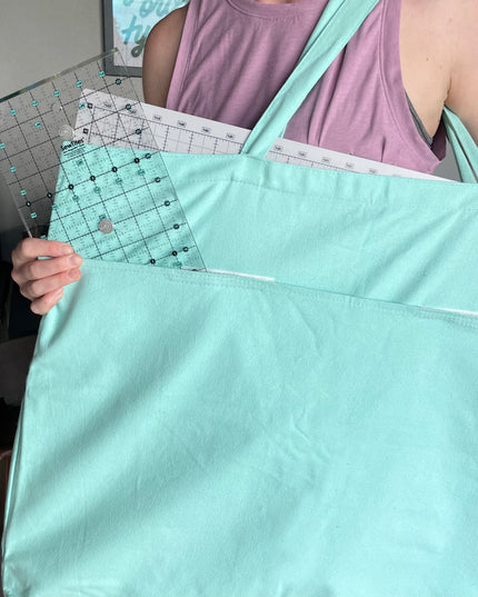 Tote de lona con sistema de corte 'You're Sew Magnetic' de SewTites