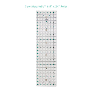 PRE-ORDER: Sew Magnetic 6.5 x 24" Ruler